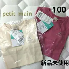 新品未使用　カイテキTシャツ　2枚セット　100サイズ　刺繍　さくらんぼ