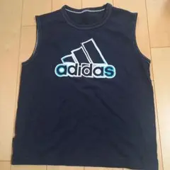 adidas ネイビー タンクトップ