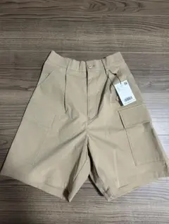 ショートカーゴパンツ ベージュ moment+ 新品未使用