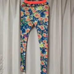 レディース　レギンス　花柄　フルレングス