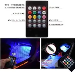 LED 車 テープライト RGB ledテープ 48LED 防水 車内