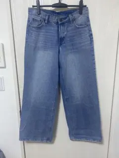 ✨美品✨【GRL】ストレートデニム ライトブルー　Lサイズ！！