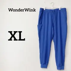 WonderWink 【XL】ウィメンズモダンフィット 青色パンツ ルームウェア