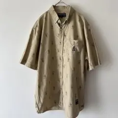 brooklynbear シャツ L L クマ 刺繍
