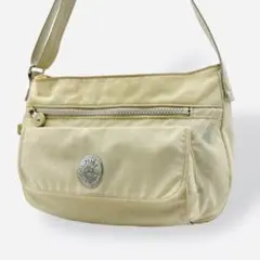 KIPLING キプリング　ショルダーバッグ　ナイロン　ホワイト　白