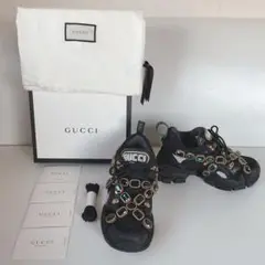 極美品正規品Gucci(グッチ)フラッシュトレックスニーカー