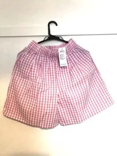 新品タグ付　ギンガムチェック　ショートパンツ　Mサイズ
