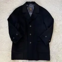 美品✨バーバリー カシミヤ混 ロングコート プレステージコレクション 黒色 L