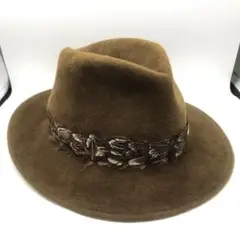 美品 メイキンスハット MAKINS HAT 中折れハット 帽子　高級　羽根付き 2025年最新】makins ハットの人気アイテム - メルカリ