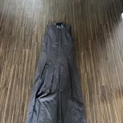 ノースリーブロングワンピース 黒