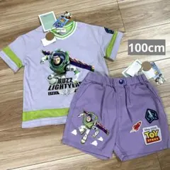 新品未使用　mewoo! バズ　Tシャツ　短パン　セットアップ　100cm