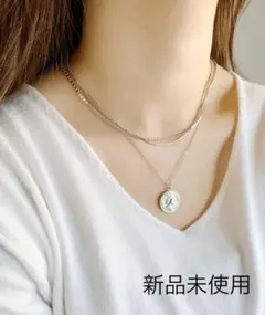 コインネックレス シルバー 韓国