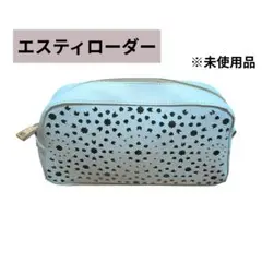 【未使用品】エスティローダー　ミントグリーン色 レーザーカットポーチ