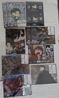 進撃の巨人クリアファイル9種セット