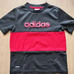 adidas climacool 半袖Tシャツ 100cm グレー/レッド
