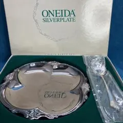 専用 アメリカ　ヴィンテージ　ONEIDA オネイダ　シルバープレート　トレイ アメリカ ヴィンテージ ONEIDA オネイダ シルバープレート