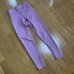 MUJI無印良品薄紫ピンクSサイズスポーツタイツヨガパンツ限定美品