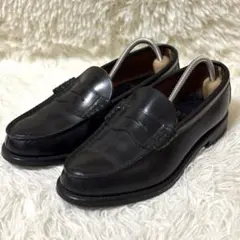 【訳あり】REGAL リーガル　コインローファー　24.5 ブラック