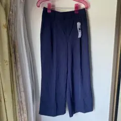 【新品】GU イージーワイドクロップドパンツ Lサイズ