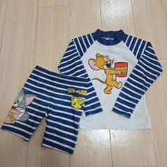 トムとジェリー ラッシュガード・パンツ水着セット　110