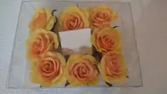 髪飾り 黄色薔薇アクセサリー 8本セット