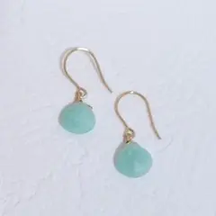 #41 アマゾナイト ピアス