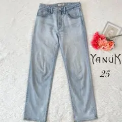 YANUK ヤヌーク 佐田真由美コラボ BLOOM DENIM デニム 25