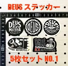 DEUS デウスステッカー　5枚セット　No.1