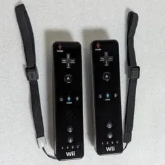 Wiiリモコン ブラック 2本セット