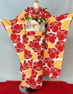 【激安】新品ポリエステル友禅振袖7点セット 35