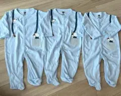 Beliti カバーオール 3 枚セット 3 ～ 6 か月