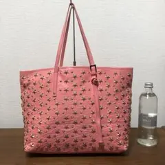 ■JIMMY CHOO(ジミーチュウ) 良品/トートバッグ/ピンク