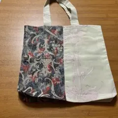 ラメ入り羽織りリメイクバッグ4