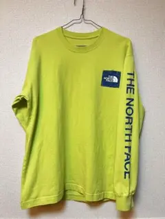 THE NORTH FACE 蛍光グリーンロングスリーブTシャツ