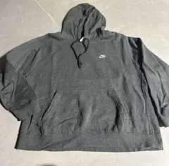美品【NIKE】パーカー　グレー　XXL