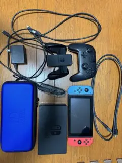 Nintendo Switch 本体 ケース プロコン ケーブル (箱無し)