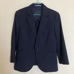 ネイビー ストライプ ビジネスジャケット