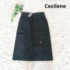 【美品】 Cecilene セシレーヌ ミモレ丈 スカート