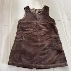 COMME CA ISM コーデュロイ ジャンバースカート 100cm