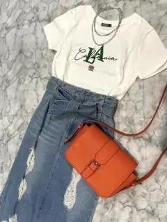 クロップドロゴTシャツ （コーデイメージセット販売可）