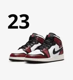 ナイキ AIR JORDAN 1 MID GS エア ジョーダン 赤 黒 レッド