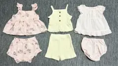 女の子 ベビー セットアップ 3点セット