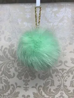 フォックス バックチャーム ライムグリーン