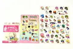 美品！アフロ犬シールセット