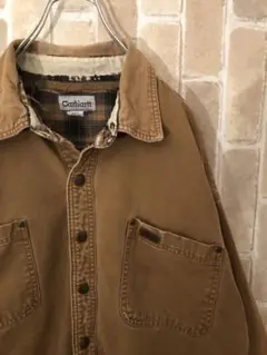 carhartt ボタンシャツ 古着 オーバーサイズ