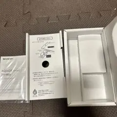 SHARP SH-M08ホワイトシルバー（S）空箱　説明書