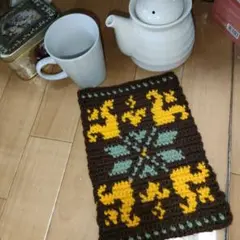 ティーマット　ポットマット　鍋敷き　カバー　キッチン雑貨