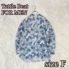 Tattle Beat FOR MEN 英字プリント　ポリシャツ（F）ストリート