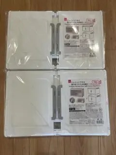 ダイソー　ジョイントできる扉付折りたたみ収納ケース　大サイズ2個