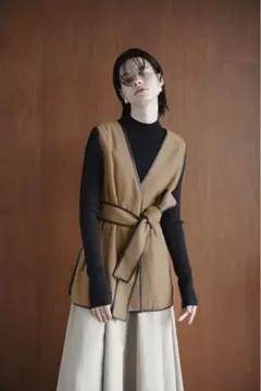 CLANE PIPING GILLET BUSTIER